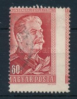 O 1949 Sztálin 60f Látványos Képbe Fogazás - Andere & Zonder Classificatie