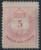 ** 1874 5kr II. Típus 13:12 3/4 Fogazás - Sonstige & Ohne Zuordnung