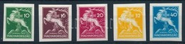 ** 1933 Cserkész Vágott Sor (40.000) / Mi 511-515 Imperforate Set - Autres & Non Classés