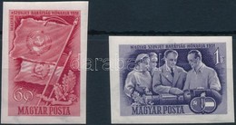 ** 1951 Magyar-szovjet Barátság Vágott Sor (9.000) - Autres & Non Classés
