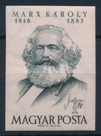 ** 1953 Karl Marx Vágott Bélyeg (8.000) - Altri & Non Classificati