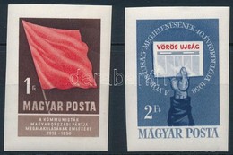 ** 1958 Kommunisták Magyarországi Pártja (I.) Vágott Sor (4.000) - Other & Unclassified