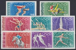 ** 1968 Olimpia (V.) Vágott Sor (5.000) - Andere & Zonder Classificatie