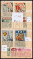 O Szovjetunió 1946-1961 63 Db Klf Bélyeg, Közte Sorok és önálló értékek 4 Lapos Zsebberakóban (Mi EUR 165,40) - Sonstige & Ohne Zuordnung