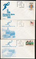 USA 1980 Téli Olimpia, Lake Placid 10 Db Boríték - Andere & Zonder Classificatie