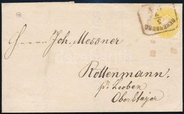 ~ 1864  2kr Nyomtatványon ,,OEDENBURG' - ,,ROTTENMAN' - Other & Unclassified