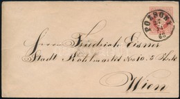 1868 5kr Díjjegyes Boríték ,,POZSONY' - ,,WIEN' - Sonstige & Ohne Zuordnung