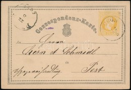 1871 Díjjegyes Levelez?lap / PS-card 'ÖCSÖD' - Pest - Andere & Zonder Classificatie