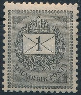 * 1889 1kr Jobb Fels? Háromszögben Vonal, Ritka - Altri & Non Classificati