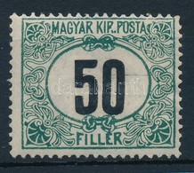 * 1905 Portó 50f ,,B', Törött ,,R' A ,,KIR'-ben - Altri & Non Classificati