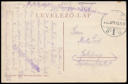 1915 Tábori Posta Képeslap 'K.u.k. Stabiles Reservespital In Eger (Ungarn)' - Andere & Zonder Classificatie