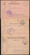 1915 - 1917  3 Db Tábori Postai Levelez?lap 'FP 611 ' ,,K.u.K. Werkkommando Pressnella' + 'TP 850' K.u.K. Res. Feldhaubi - Andere & Zonder Classificatie