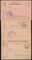 1915 - 1917  3 Db Tábori Postai Levelez?lap 'FP 611 ' ,,K.u.K. Werkkommando Pressnella' + 'TP 850' K.u.K. Res. Feldhaubi - Altri & Non Classificati