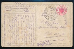 1915 Képeslap / Postcard 'K.u.k. Seeflugstation Pola' - Altri & Non Classificati