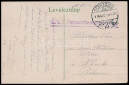1916 Tábori Posta Képeslap 'K.u.k. Personalsammelstation' + 'DEBRECZEN' - Andere & Zonder Classificatie