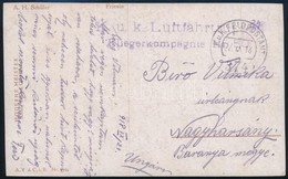 1918 Képeslap / Postcard 'K.u.k. Luftfahrtruppen Fliegerkompagnie Nr. 50.' + 'FP 374' - Sonstige & Ohne Zuordnung