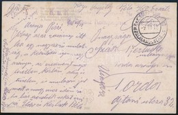 1918 Tábori Posta Képeslap 'EP PALANKA In SERBIEN A' - Andere & Zonder Classificatie