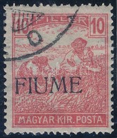 O Fiume 1918 Arató 10f Gépi Felülnyomással (1.200.000) / Mi 12 With Machine Overprint. Certificate: Bodor - Andere & Zonder Classificatie