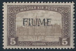 ** Fiume 1918 Parlament 5K Kézi Felülnyomással, Garancia Nélkül (**180.000) - Sonstige & Ohne Zuordnung