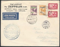 1931 Zeppelin Magyarországi Körrepülés Légiposta Díjjegyes  Zeppelin Teljes Sorral Németországba / Zeppelin Hungary  Rou - Other & Unclassified