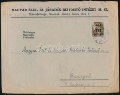 1945 (3. Díjszabás) Távolsági Levél Kisegít? 10P/80f Bérmentesítéssel - Sonstige & Ohne Zuordnung