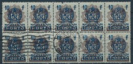 O 1951 Bankjegyportó 10f Tizestömb Gépszínátnyomattal - Sonstige & Ohne Zuordnung