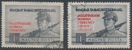 O 1954 Tanácsköztársasági Emlék 1Ft A Piros Szín Jelent?s Eltolódásával + Támpéldány - Sonstige & Ohne Zuordnung