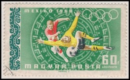 O 1968 Olimpia (V.) - Mexikó 60f A Fekete Szín Eltolódásával - Andere & Zonder Classificatie