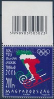 ** 2006 Téli Olimpia (XIII.) - Torino ívszéli Vonalkódos Bélyeg - Altri & Non Classificati