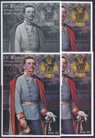 ** 2004/36 IV. Károly Boldoggá Avatása 4 Db-os Emlékív Garnitúra Azonos Sorszámmal (20.000) - Sonstige & Ohne Zuordnung