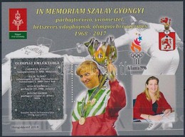 ** 2018 In Memoriam Szalay Gyöngyi Emlékív 0000 Sorszámmal - Sonstige & Ohne Zuordnung