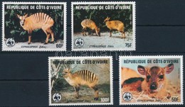 ** 1985 WWF: Zebra-bóbitásantilop Sor Mi 881-884 - Andere & Zonder Classificatie