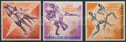 ** 1963 El?olimpiai Sportjátékok Sor Narancssárga Felülnyomással Mi 211-213 B - Altri & Non Classificati