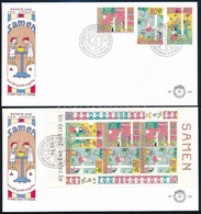 1994 Csatlakozás Sor + Blokk 2 FDC-n Mi  1525 - 1527 + Mi 42 - Andere & Zonder Classificatie