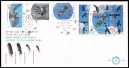 1995 Természetvédelem Sor + Blokk FDC-n Mi 1549 - 1551 + Mi 44 - Other & Unclassified