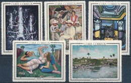 ** 1967 A Havannai Nemzeti Múzeum M?alkotásai (III) Sor Mi 1272-1276 - Sonstige & Ohne Zuordnung