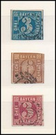 O 1849-1862 Mi 2 I, 4 II, 9 (Mi EUR 110,-) - Andere & Zonder Classificatie