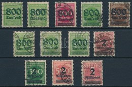 O 1923 Felülnyomott Inflációs Sor Mi 301A-312A - Altri & Non Classificati