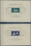 O 1937 DAPOSTA Bélyegkiállítás Blokksor Mi 1-2 - Andere & Zonder Classificatie