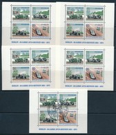 ** O 1971 50 éves Az AVUS-Rennen, Autó 4 Db Postatiszta és 1 Pecsételt Blokk Mi 3 - Andere & Zonder Classificatie