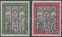 ** 1951 Lübecki Mária Templom Sor Mi 139-140 - Other & Unclassified