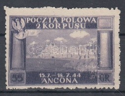 (*) Lengyel Hadtest / Polish Corps 1946 55gr Színtévnyomat Kék  Helyett Ibolya Színben / Colour Error, Violet For Blue S - Andere & Zonder Classificatie