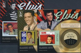 ** 2012 Elvis Presley 3 Klf Blokk Mi 263-265 - Sonstige & Ohne Zuordnung