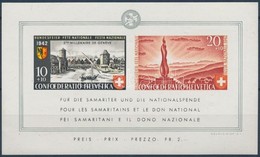 ** 1942 Genf 2000 éves Vágott Blokk Mi 7 - Altri & Non Classificati