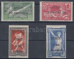 * 1924 Párizsi Olimpiai Játékok Sor Felülnyomással Mi 227-230 - Other & Unclassified