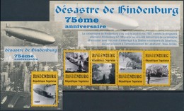 ** 2012 A Hindenburg Léghajó Katasztrófájának 75. évfordulója Kisív Mi 4665-4668 + Blokk Mi 752 - Altri & Non Classificati