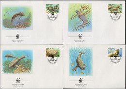 1988 WWF: Dugong Sor 4 Db FDC-n Mi 872-785 - Sonstige & Ohne Zuordnung