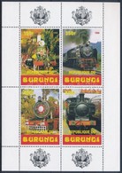 ** Burundi 1999 Mozdony Blokk - Sonstige & Ohne Zuordnung