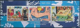 ** Niger 1998 Bélyegkiállítás: Henri Matisse Festmény, Sakk Kisív - Andere & Zonder Classificatie