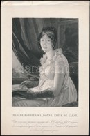 Cca 1800 Jean Godefroy: Madame Barbier Walbonne, Rézarc és Aquatinta, Papír, 31,5×20 Cm - Stiche & Gravuren